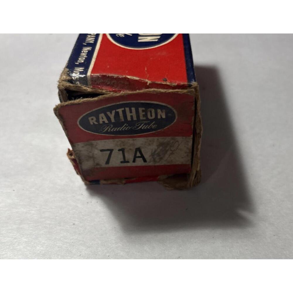 Raytheon 71A Preamp Vacuum Tube, NOS In Original Box, Tested